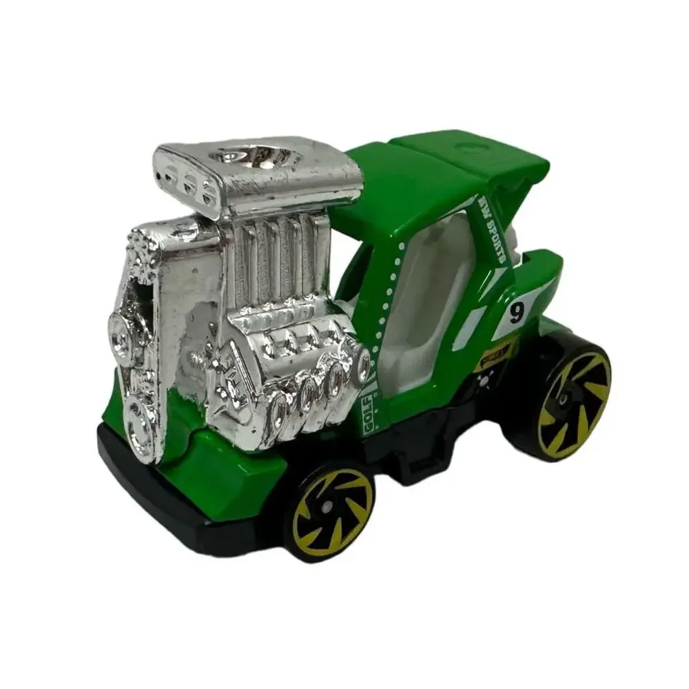 Tee'd Off 2 2014 Mattel Hot Wheels Green Golf Cart Diecast Car Vehicle